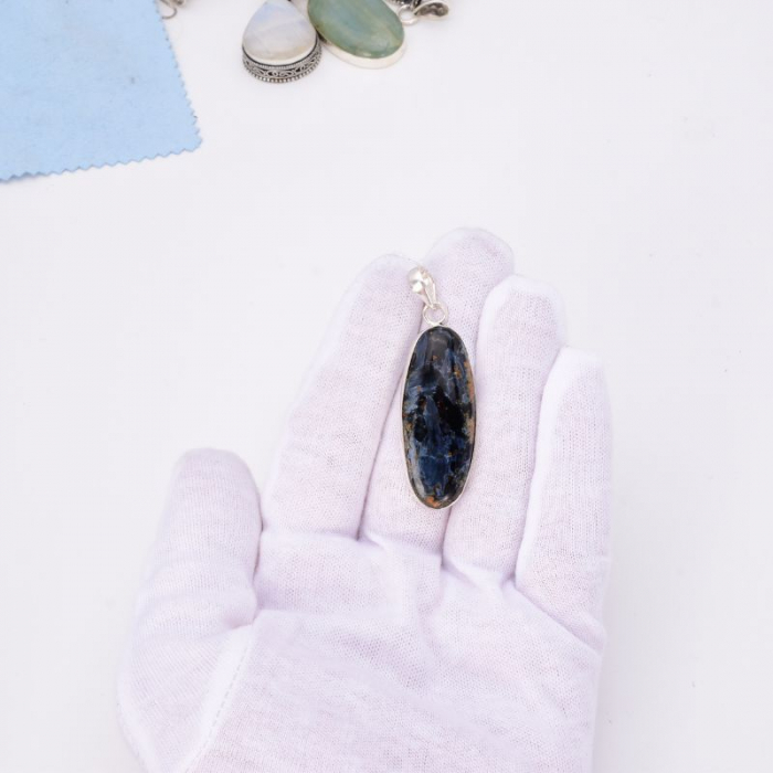 Pandantiv argint cu piatra pietersit [2]