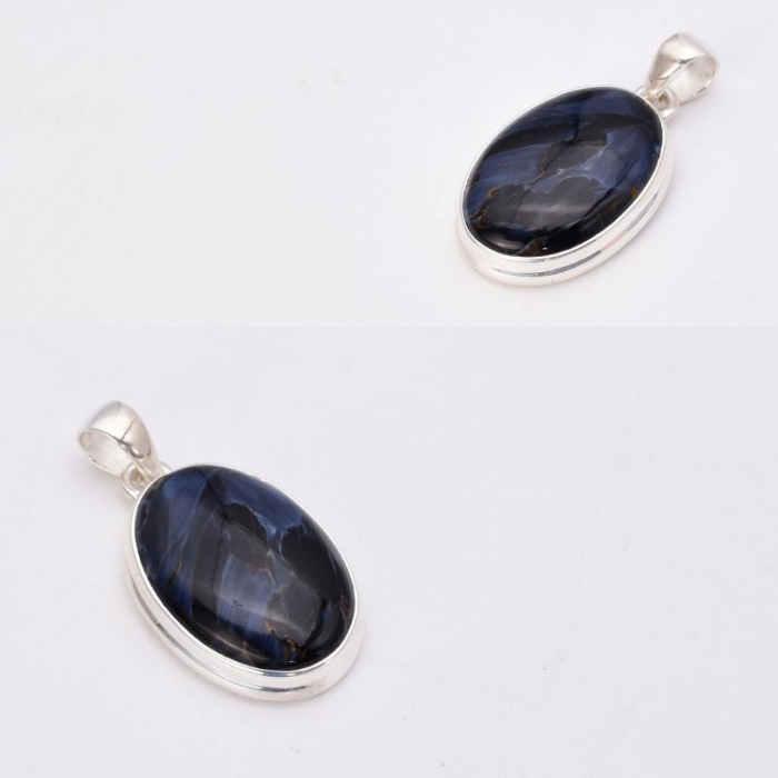 Pandantiv argint cu pietersit Vartejul Albastru [3]