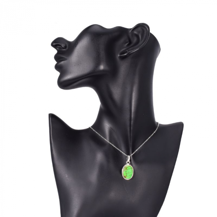 Pandantiv argint cu turcoaz cupru verde [3]