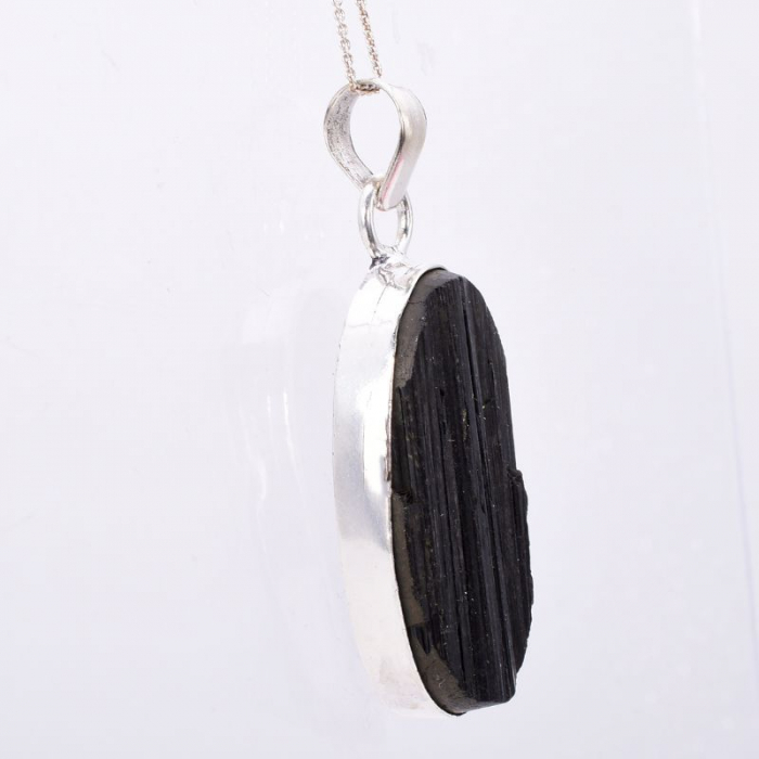 Pandantiv argint cu turmalina neagra [3]