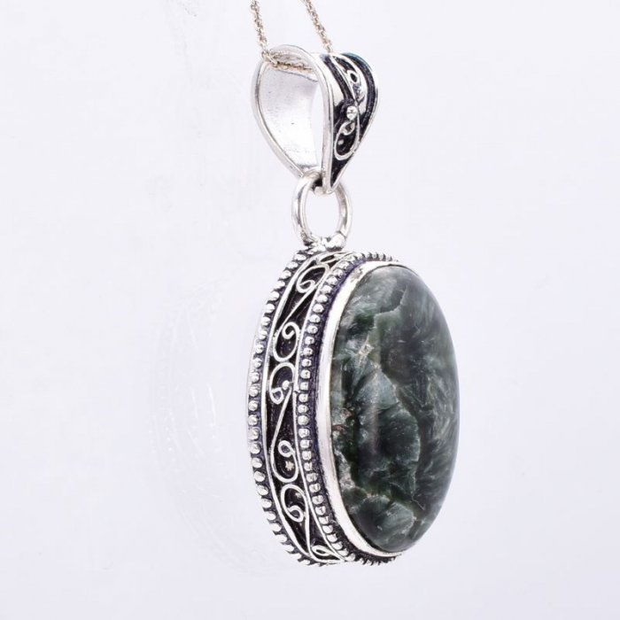 Pandantiv argint filigran cu serafinit [5]