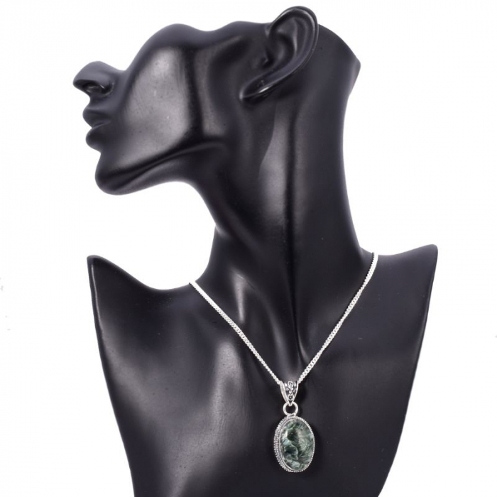 Pandantiv argint filigran cu serafinit [4]