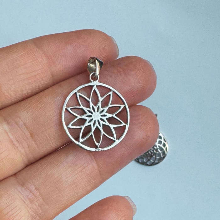 Pandantiv argint Mandala 19 mm [2]