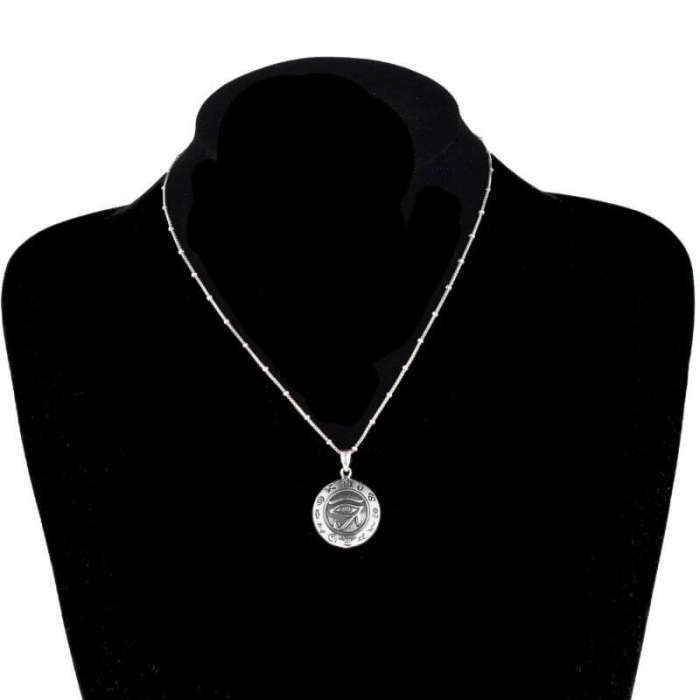 Pandantiv argint Ochiul lui Ra cu simboluri magice [3]