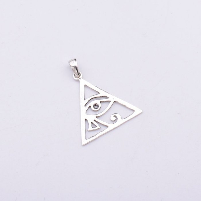 Pandantiv argint Ochiul lui Horus, triunghiular [3]