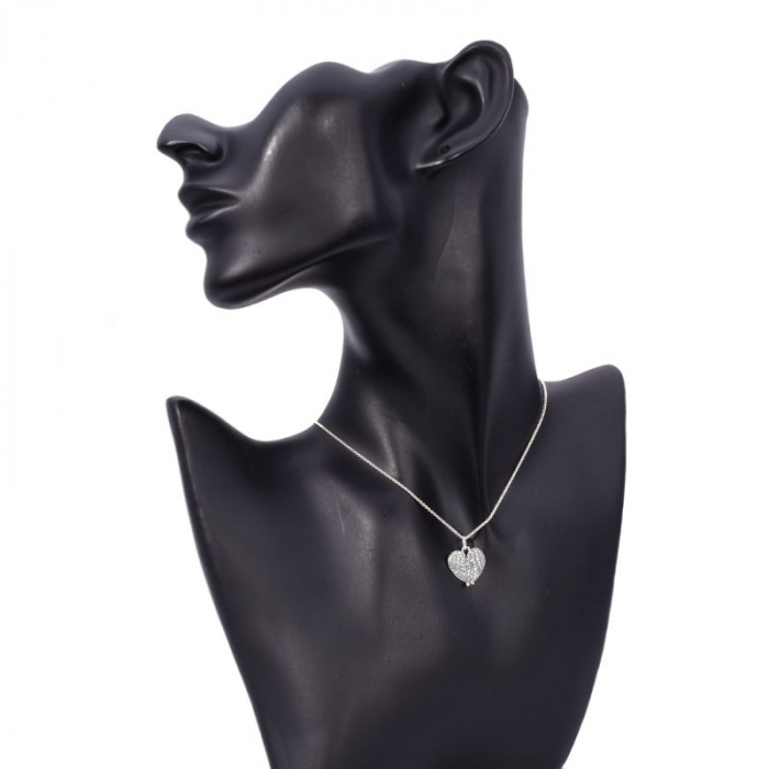 Pandantiv argint patinat Inima si Aripi de Inger [2]