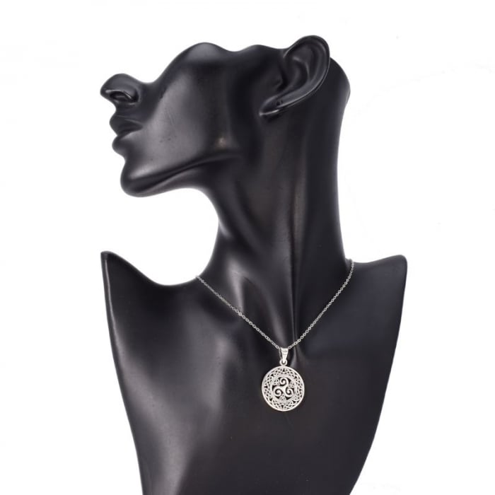 Pandantiv argint Triskelion, Nodul Celtic [4]