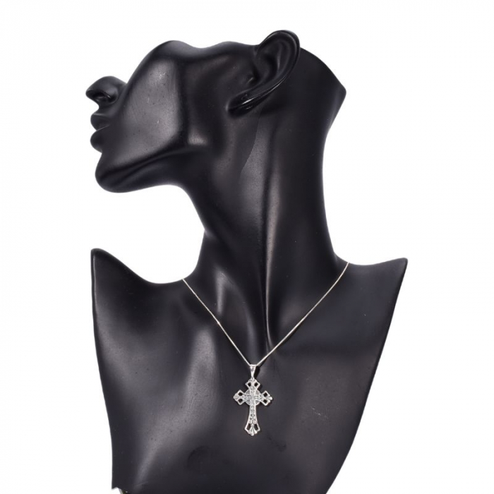 Pandantiv Cruce din argint patinat [2]