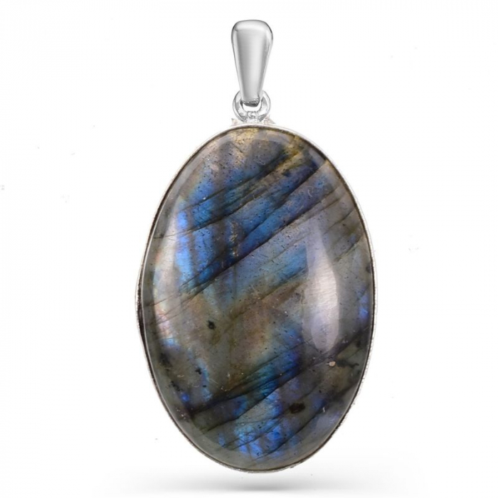 Pandantiv cu labradorit din argint oval Apus Arctic [1]
