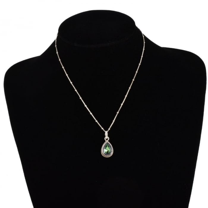 Pandantiv argint cu topaz mistic para [4]