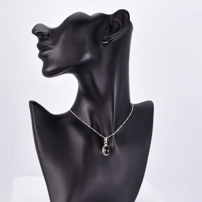 Pandantiv din argint cu onix negru [3]