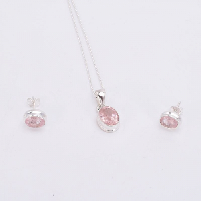 Set argint cu pietre morganit [4]