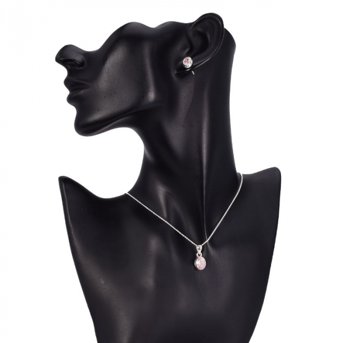 Set argint cu pietre morganit [3]