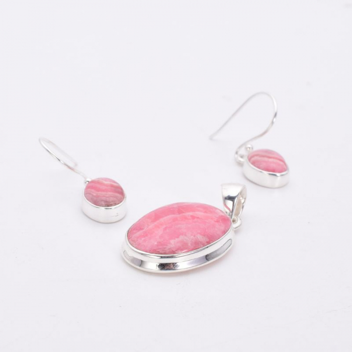 Set argint cu pietre rodocrozit [3]