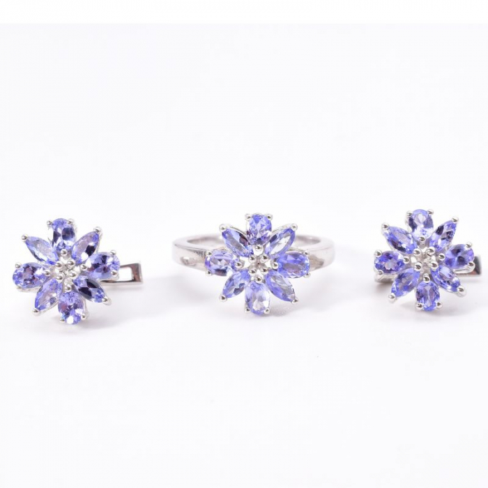 Set argint cu tanzanit [5]