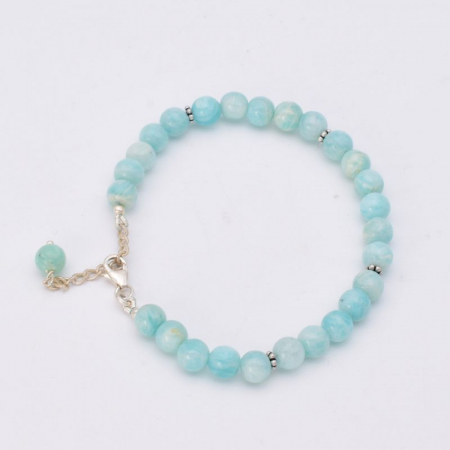 Bratara argint cu amazonit rotund [1]