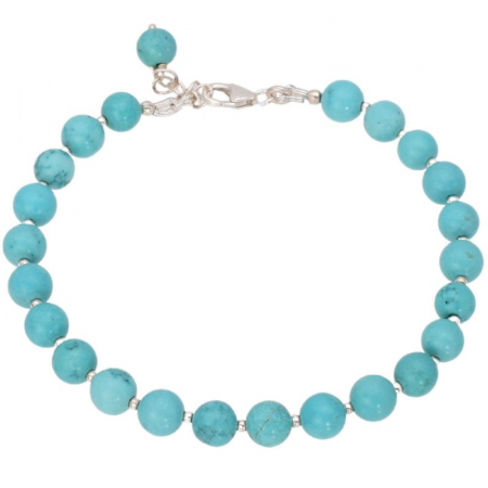 Bratara argint cu margele de turcoaz [0]