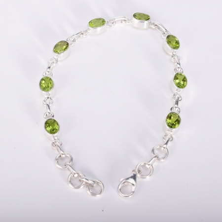 Bratara argint cu peridot natural [1]