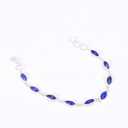 Bratara argint cu pietre lapis lazuli marchiz [3]