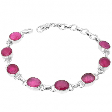 Bratara argint cu rubin natural Focul Etern [0]