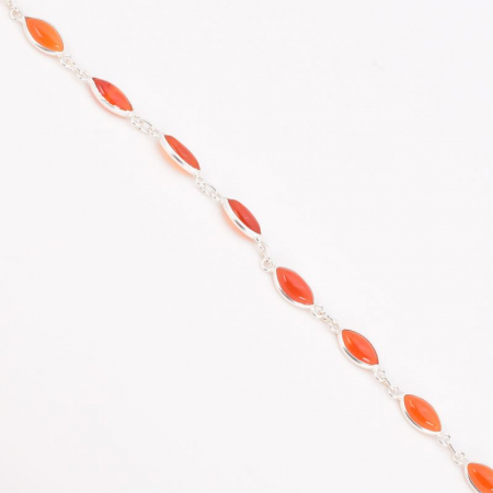 Bratara argint dama cu pietre carneol marchiz [1]