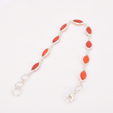 Bratara argint dama cu pietre carneol marchiz [2]
