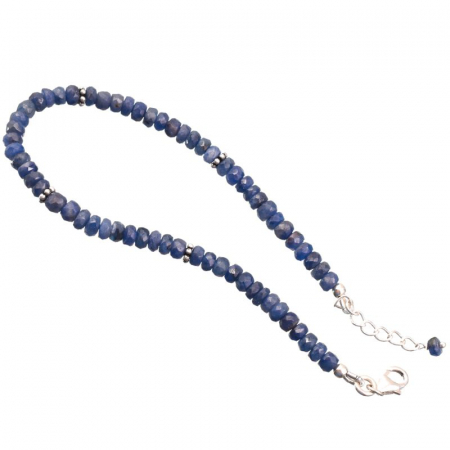 Bratara argint cu discuri safir albastru [1]