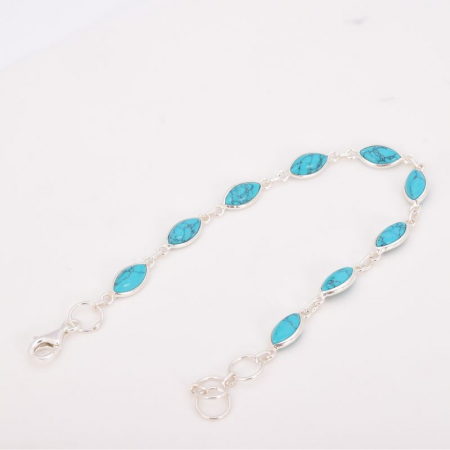 Bratara argint femei turcoaz marchiz [2]
