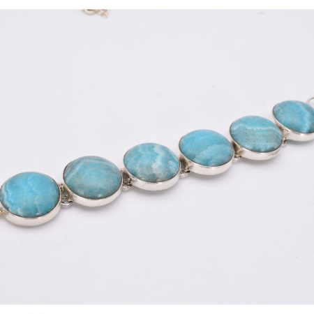 Bratara argint masiv cu amazonit [2]