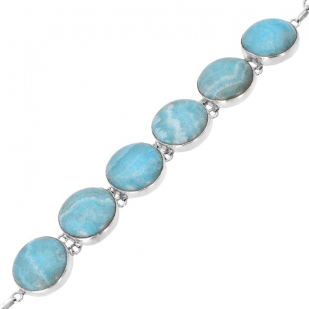Bratara argint masiv cu amazonit [0]