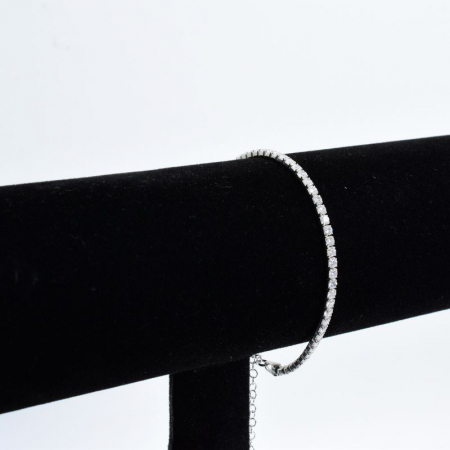 Bratara argint tennis Alba ca Zapada [3]