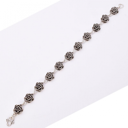 Bratara argint Trandafiri Negri [1]