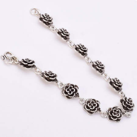 Bratara argint Trandafiri Negri [2]