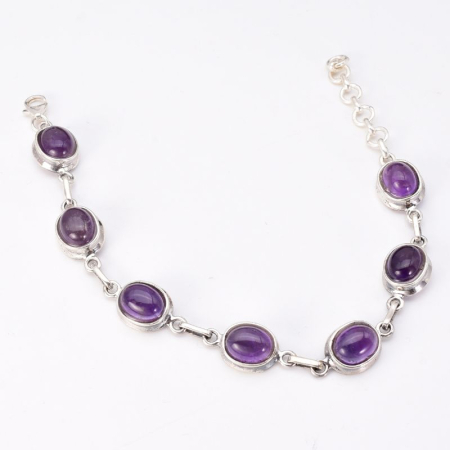 Bratara cu ametist natural din argint [3]