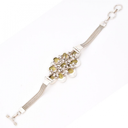 Bratara de argint cu lemon topaz statement [5]
