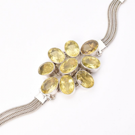 Bratara de argint cu lemon topaz statement [0]