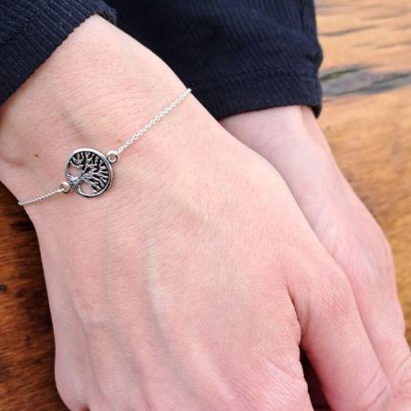 Bratara de argint cu Copacul Vietii [1]