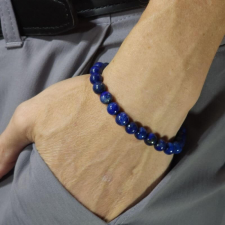 Bratara elastica cu lapis lazuli 8 mm [1]