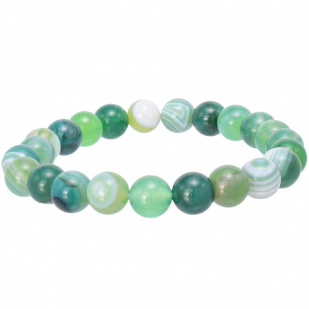 bratara-pietre-semipretioase-agat-verde-8-mm