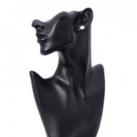 Cercei argint 2 in 1 - Margarete cu petale de sidef detasabile [1]