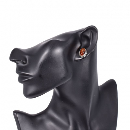 Cercei argint 925 cu chihlimbar Explozie Solara [3]