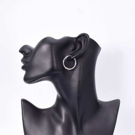 Cercei argint creole Bali [3]