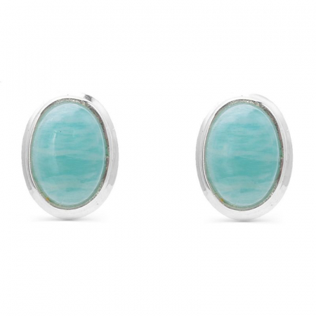 Cercei argint cu amazonit mici Tropical [0]