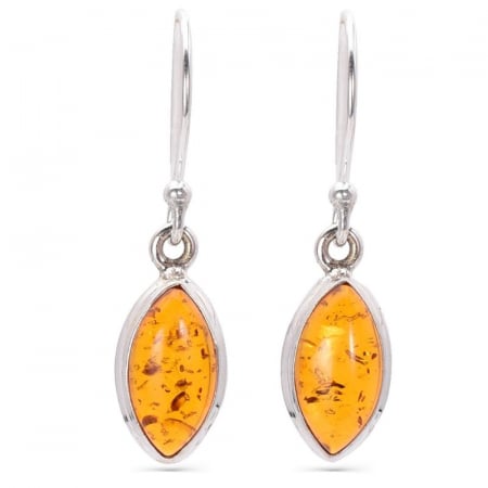 Cercei argint cu chihlimbar marchiz Soleil Antic [0]