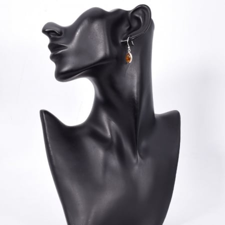 Cercei argint cu chihlimbar marchiz Soleil Antic [1]