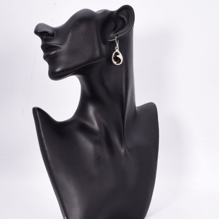 Cercei argint cu cuart fumuriu unicat [2]