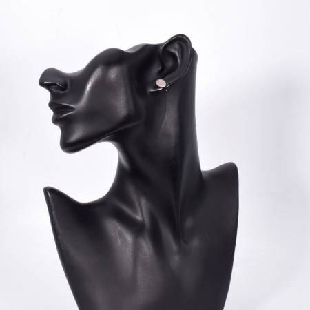 Cercei argint cu cuart roz mici [1]