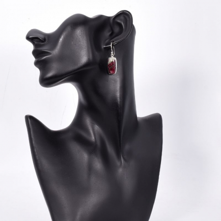 Cercei argint cu eudialit Vis Rubiniu [1]