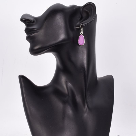 Cercei argint cu jad Gradina de Lavanda [1]