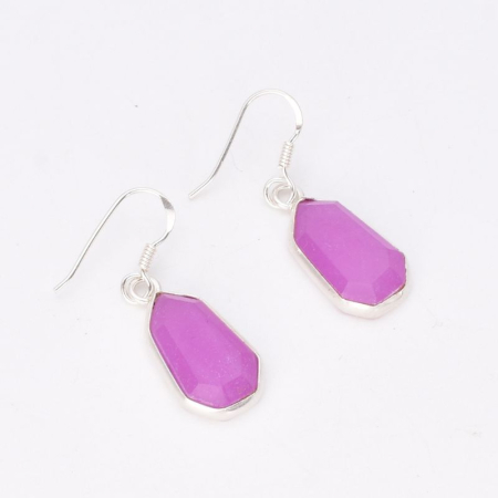 Cercei argint cu jad Gradina de Lavanda [3]